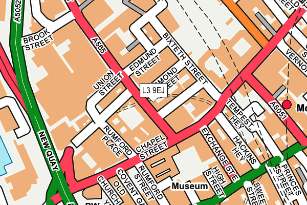 L3 9EJ map - OS OpenMap – Local (Ordnance Survey)