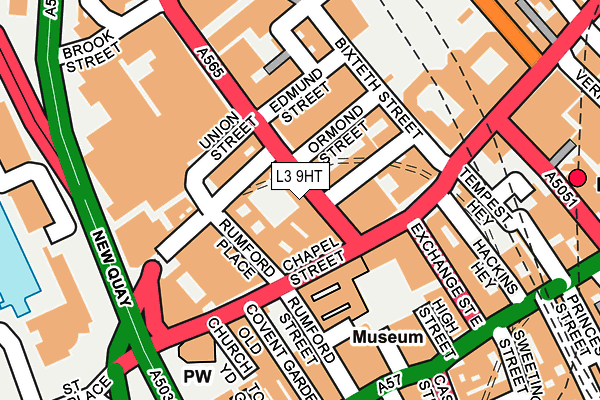 L3 9HT map - OS OpenMap – Local (Ordnance Survey)