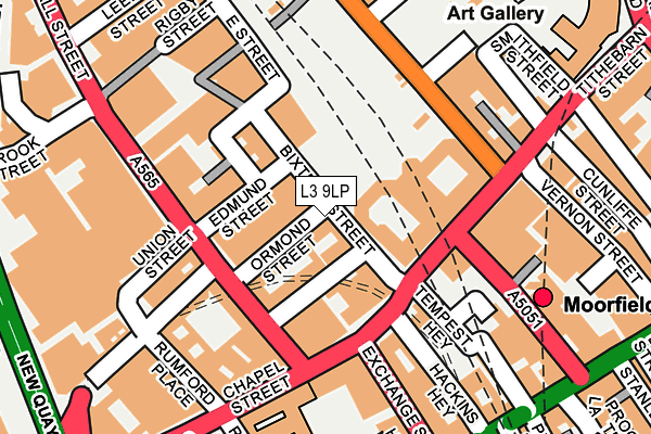 L3 9LP map - OS OpenMap – Local (Ordnance Survey)