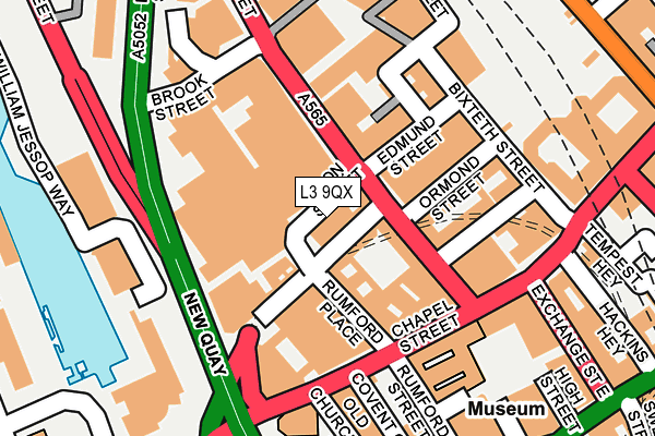 L3 9QX map - OS OpenMap – Local (Ordnance Survey)