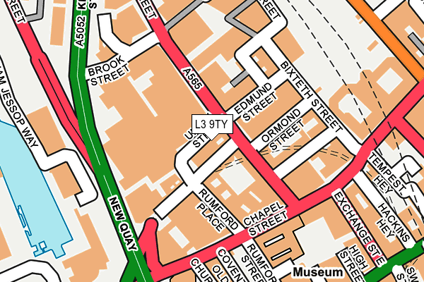 L3 9TY map - OS OpenMap – Local (Ordnance Survey)