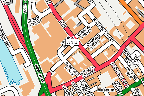 L3 9TZ map - OS OpenMap – Local (Ordnance Survey)