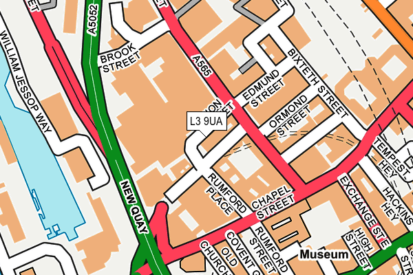 L3 9UA map - OS OpenMap – Local (Ordnance Survey)