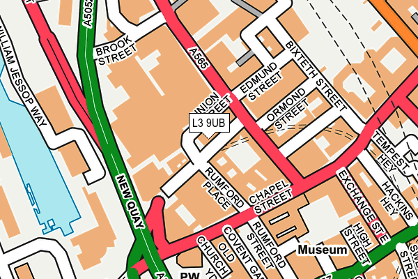 L3 9UB map - OS OpenMap – Local (Ordnance Survey)