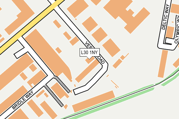 L30 1NY map - OS OpenMap – Local (Ordnance Survey)