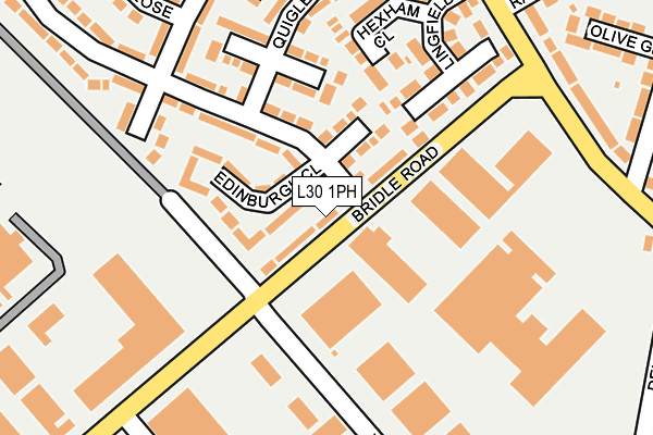 L30 1PH map - OS OpenMap – Local (Ordnance Survey)