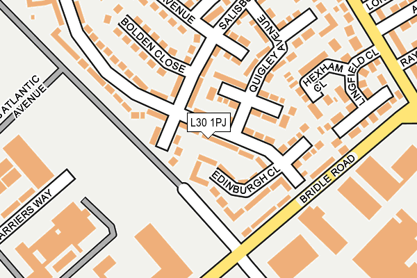 L30 1PJ map - OS OpenMap – Local (Ordnance Survey)