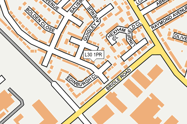 L30 1PR map - OS OpenMap – Local (Ordnance Survey)