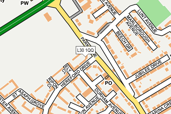 L30 1QQ map - OS OpenMap – Local (Ordnance Survey)