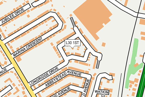 L30 1ST map - OS OpenMap – Local (Ordnance Survey)