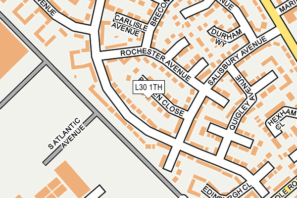 L30 1TH map - OS OpenMap – Local (Ordnance Survey)