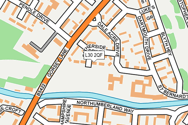 L30 2QF map - OS OpenMap – Local (Ordnance Survey)