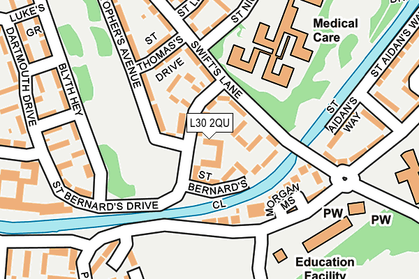 L30 2QU map - OS OpenMap – Local (Ordnance Survey)