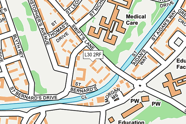 L30 2RF map - OS OpenMap – Local (Ordnance Survey)