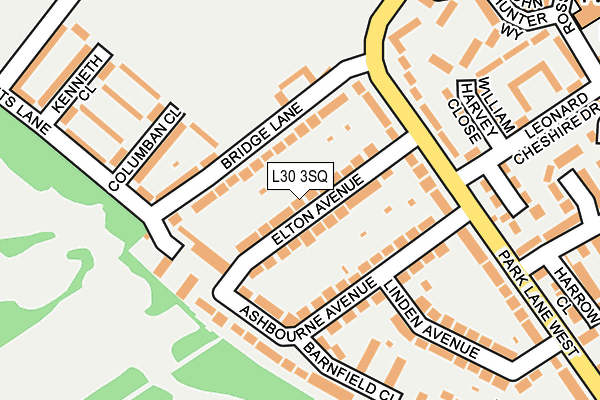 L30 3SQ map - OS OpenMap – Local (Ordnance Survey)