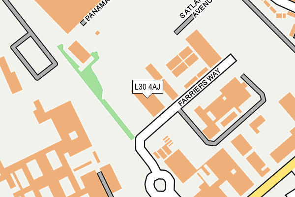 L30 4AJ map - OS OpenMap – Local (Ordnance Survey)