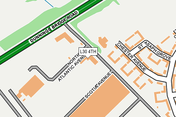 L30 4TH map - OS OpenMap – Local (Ordnance Survey)