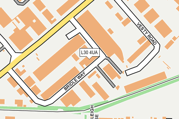L30 4UA map - OS OpenMap – Local (Ordnance Survey)