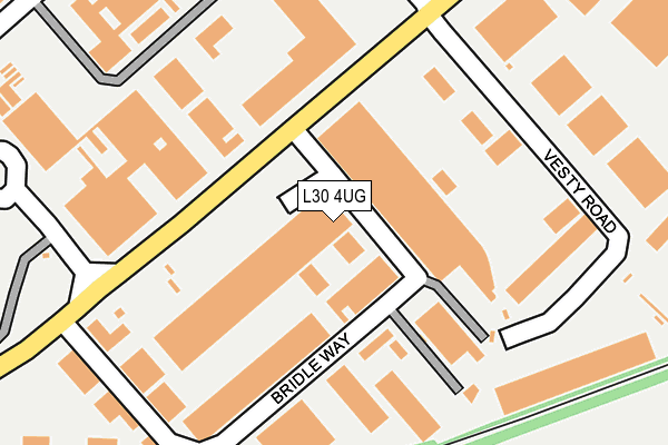 L30 4UG map - OS OpenMap – Local (Ordnance Survey)