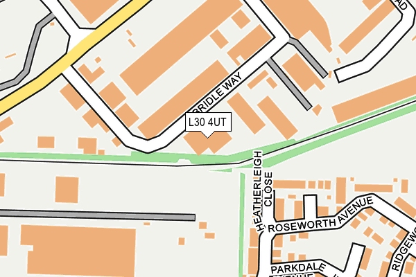 L30 4UT map - OS OpenMap – Local (Ordnance Survey)