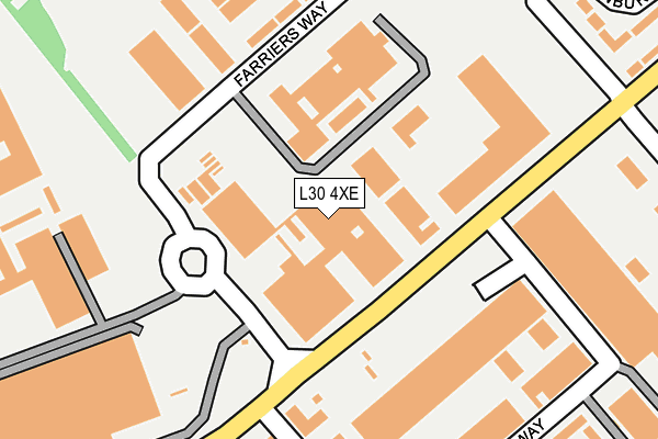 L30 4XE map - OS OpenMap – Local (Ordnance Survey)