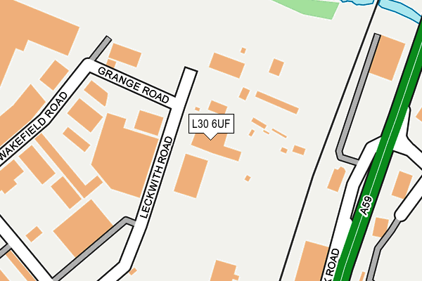 L30 6UF map - OS OpenMap – Local (Ordnance Survey)