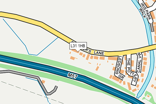 L31 1HB map - OS OpenMap – Local (Ordnance Survey)