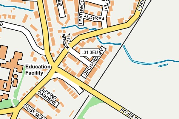 L31 3EU map - OS OpenMap – Local (Ordnance Survey)