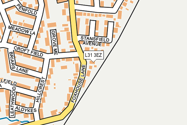 L31 3EZ map - OS OpenMap – Local (Ordnance Survey)