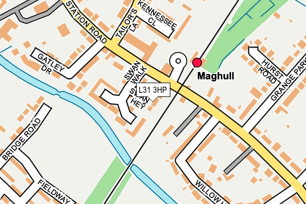 L31 3HP map - OS OpenMap – Local (Ordnance Survey)