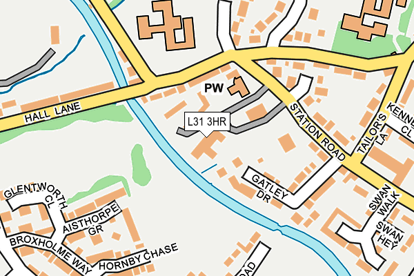 L31 3HR map - OS OpenMap – Local (Ordnance Survey)