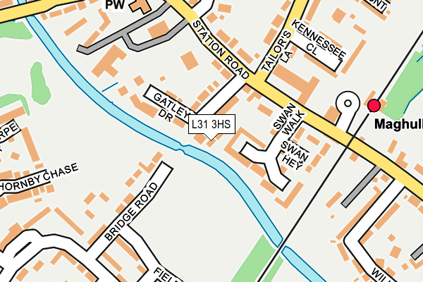 L31 3HS map - OS OpenMap – Local (Ordnance Survey)