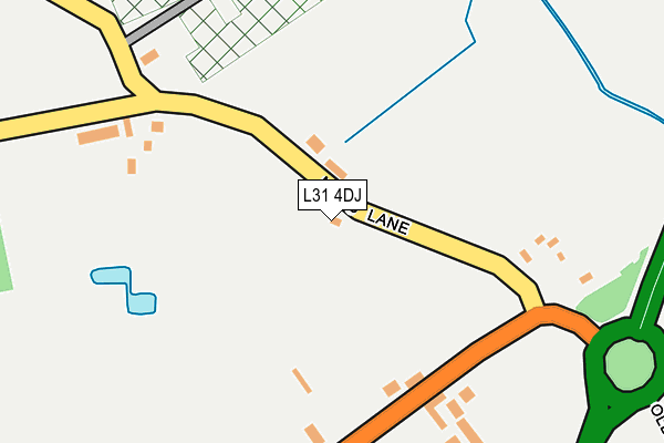 L31 4DJ map - OS OpenMap – Local (Ordnance Survey)