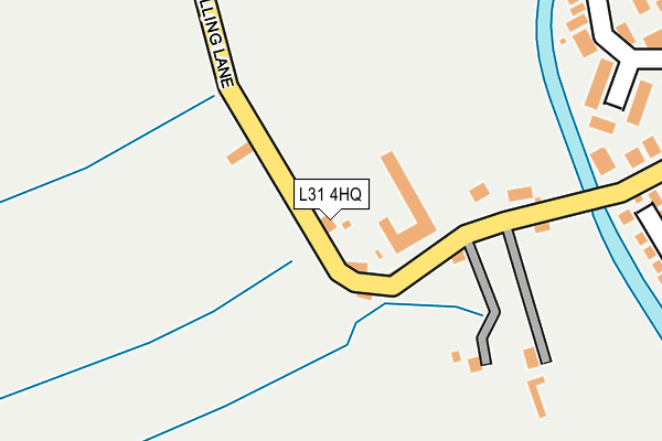 L31 4HQ map - OS OpenMap – Local (Ordnance Survey)