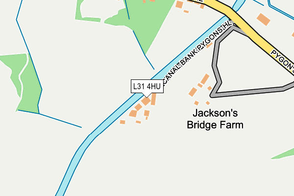 L31 4HU map - OS OpenMap – Local (Ordnance Survey)