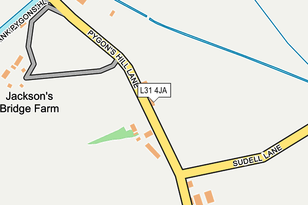 L31 4JA map - OS OpenMap – Local (Ordnance Survey)