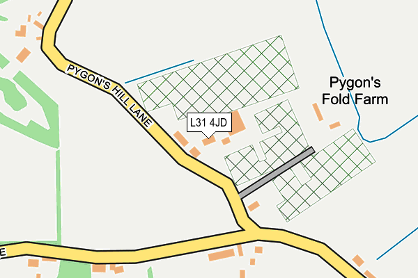 L31 4JD map - OS OpenMap – Local (Ordnance Survey)