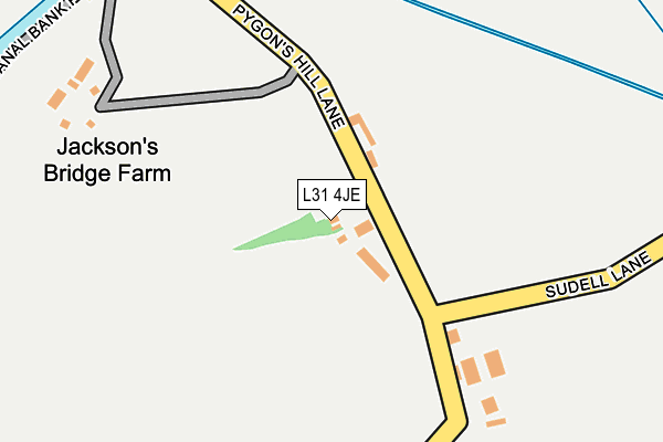 L31 4JE map - OS OpenMap – Local (Ordnance Survey)