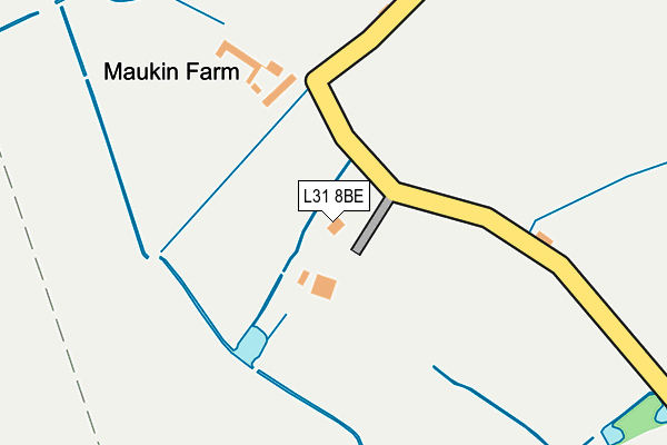 L31 8BE map - OS OpenMap – Local (Ordnance Survey)