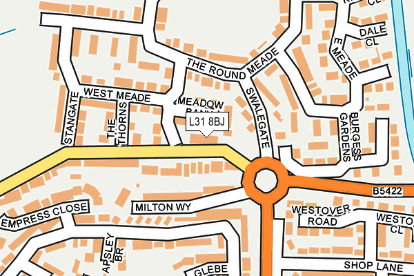L31 8BJ map - OS OpenMap – Local (Ordnance Survey)