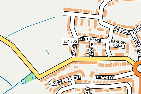 L31 8DG map - OS OpenMap – Local (Ordnance Survey)