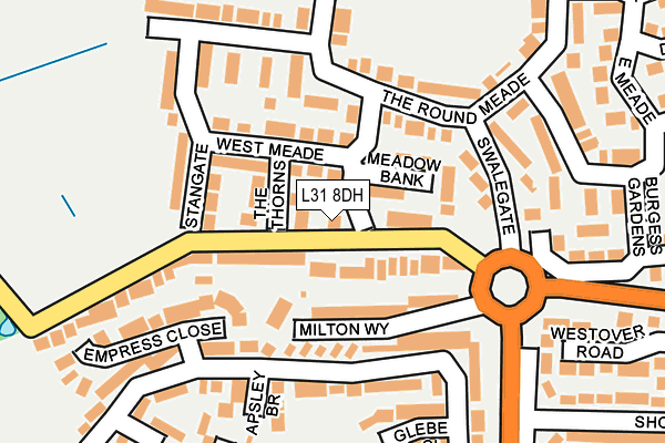L31 8DH map - OS OpenMap – Local (Ordnance Survey)