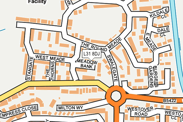 L31 8DJ map - OS OpenMap – Local (Ordnance Survey)