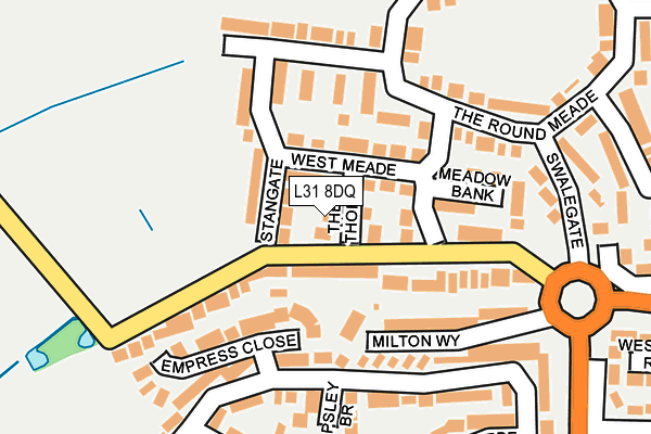 L31 8DQ map - OS OpenMap – Local (Ordnance Survey)