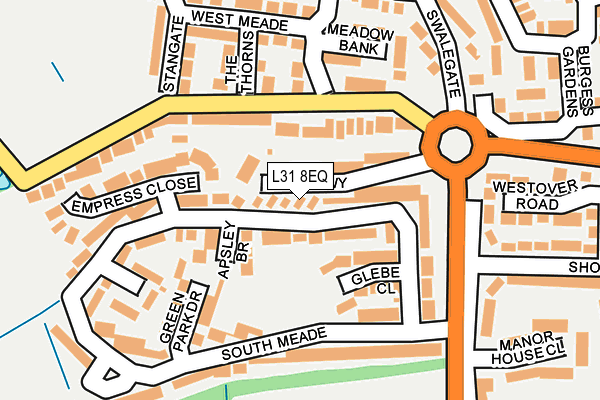 L31 8EQ map - OS OpenMap – Local (Ordnance Survey)
