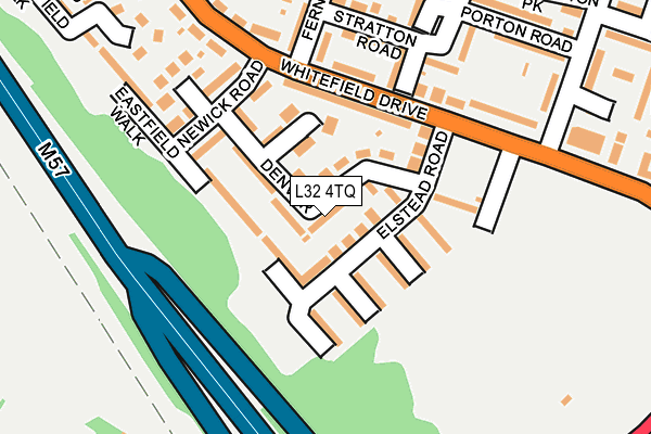 L32 4TQ map - OS OpenMap – Local (Ordnance Survey)