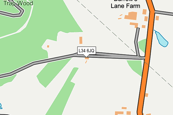 L34 6JQ map - OS OpenMap – Local (Ordnance Survey)
