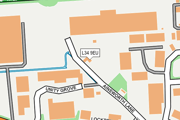 L34 9EU map - OS OpenMap – Local (Ordnance Survey)