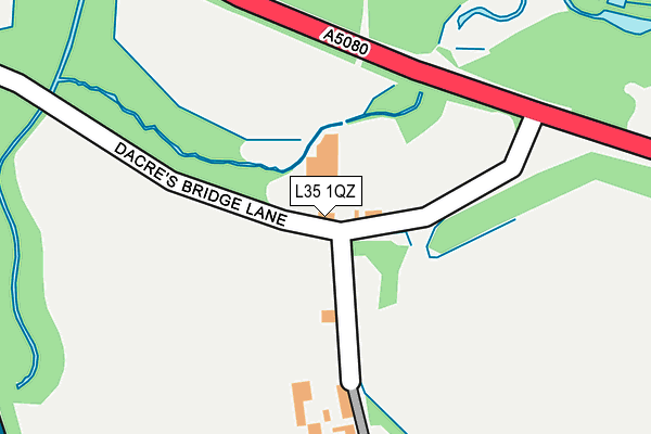 L35 1QZ map - OS OpenMap – Local (Ordnance Survey)