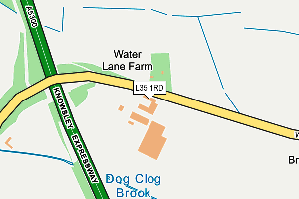 L35 1RD map - OS OpenMap – Local (Ordnance Survey)